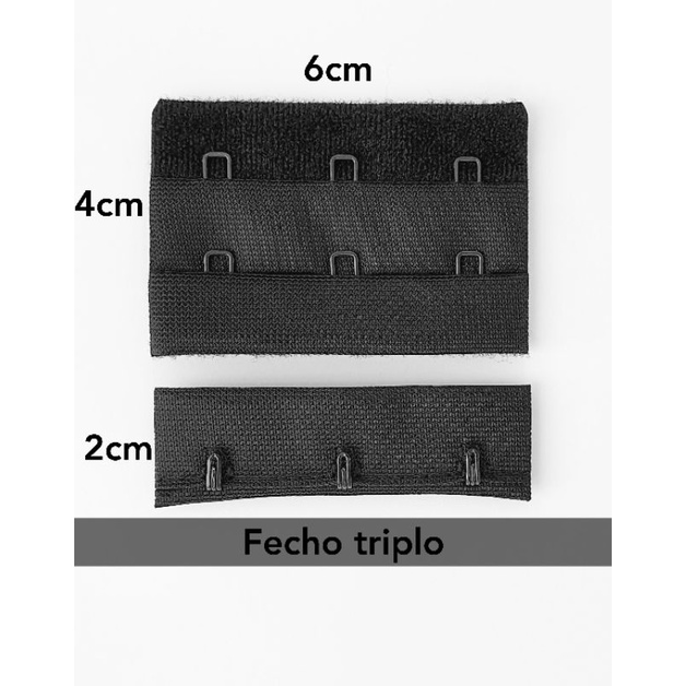 Pacote Com 10 Pares Fecho triplo Pra Sutien colche