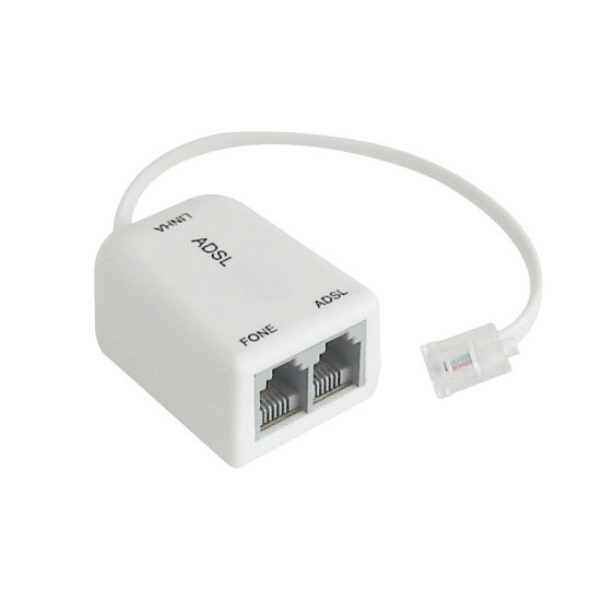 FILTRO DE LINHA TELEFONE ADSL DUPLO FILTRO INTERNE