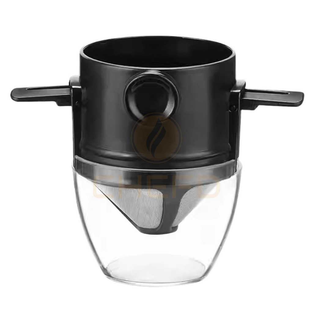 Mini Coador de Café Individual Filtro Portátil Reutilizável Aço Inoxidável