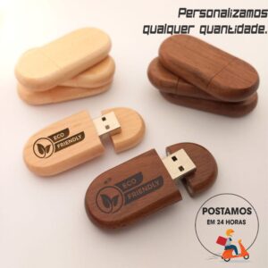 Pen drive de Madeira Personalizado: Memórias e Marca com Estilo Único
