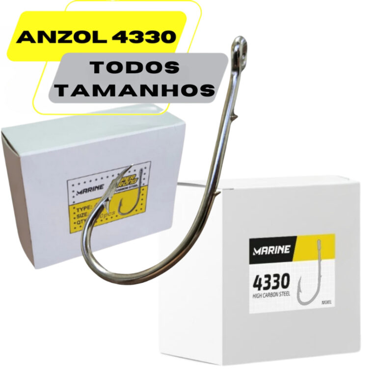 Anzol 4330 Super Strong Todos Tamanhos Caixa Marin