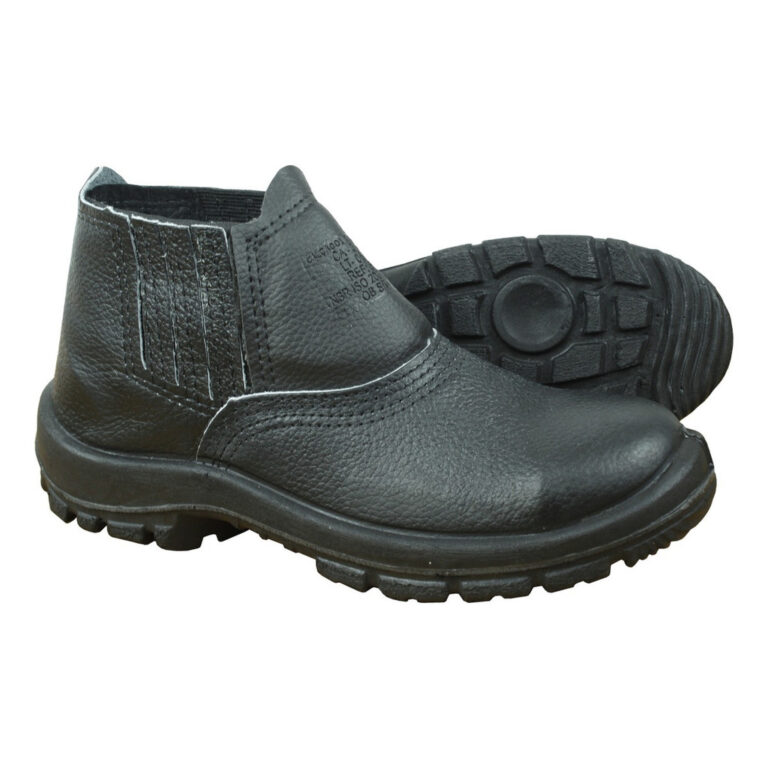 Bota Botina Butina de Segurança Trabalho Couro Cr