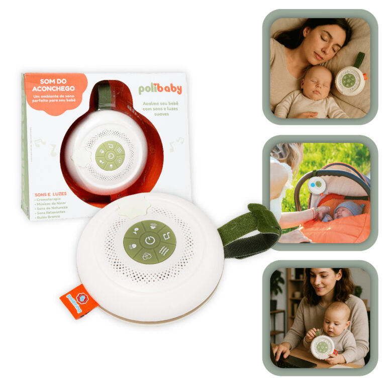 Reprodutor Portátil de Som para Sono Infantil Mú