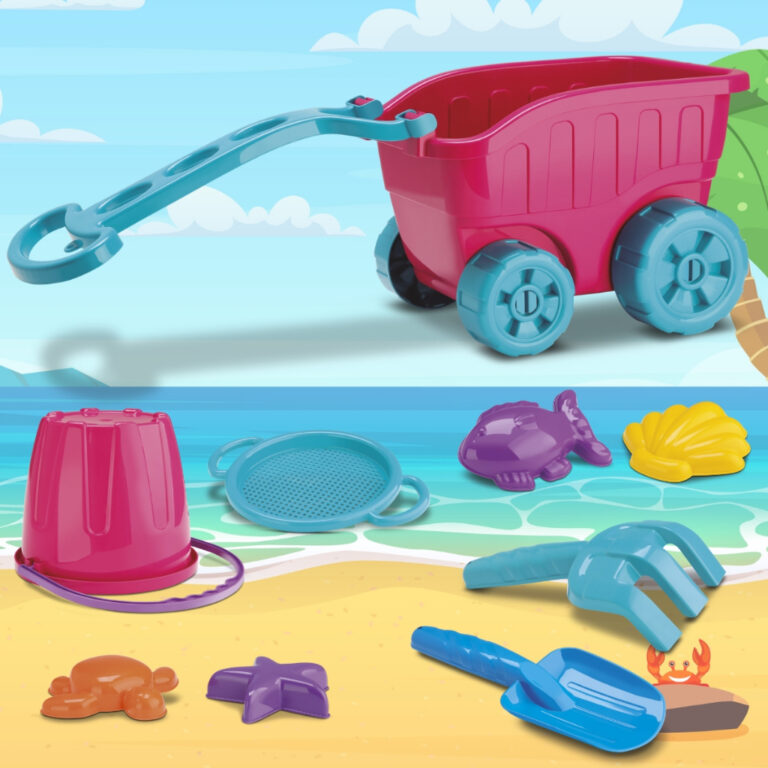 Carriola de Praia Areia Sitio Infantil Divertoys R