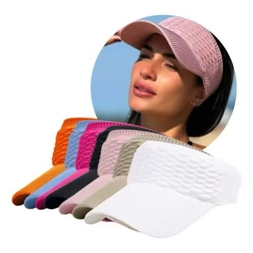 Kit 2 Chapéu/Boné Feminino De Aba Longa Respirá