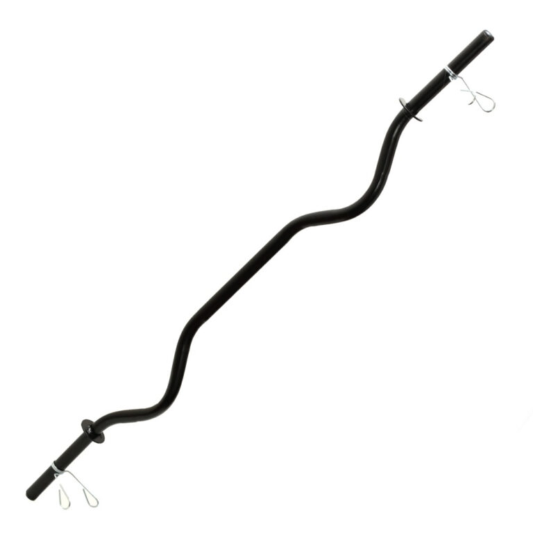 Barra W Oca 120cm  + Presilhas Academia Treino Mus