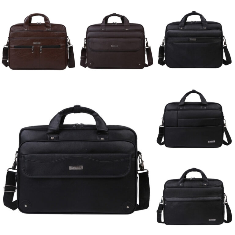 Pasta executiva Couro Grande PU Notebook Documento