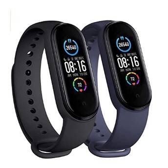 Kit 2 pulseiras de silicone PREMIUM para Mi Band 3