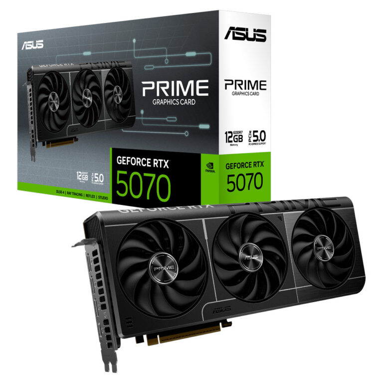 Placa de Vídeo ASUS RTX 5070 Prime 12GB GDDR7 192