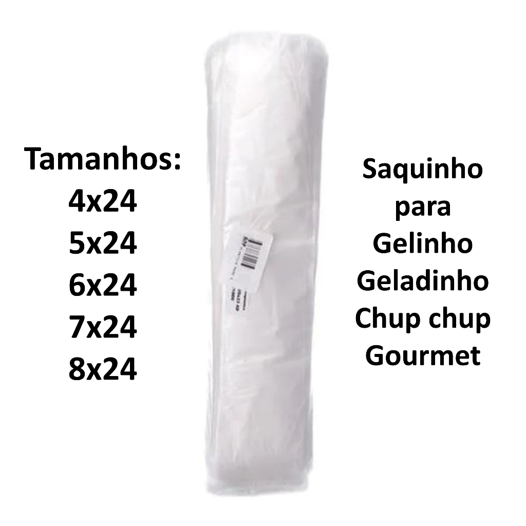 Saquinho Para Geladinho Gourmet Gelinho Sacolé Chup Chup