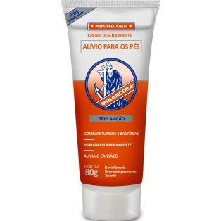 Minancora creme desodorante alivio para os pés 80