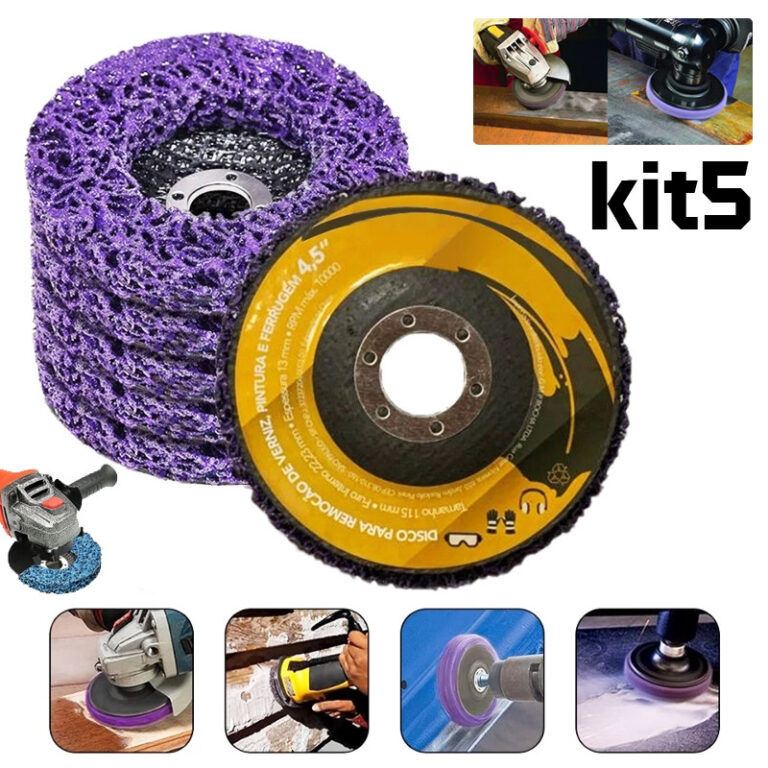 Kit 5 Disco De Limpeza Flap remuver Removedor de t