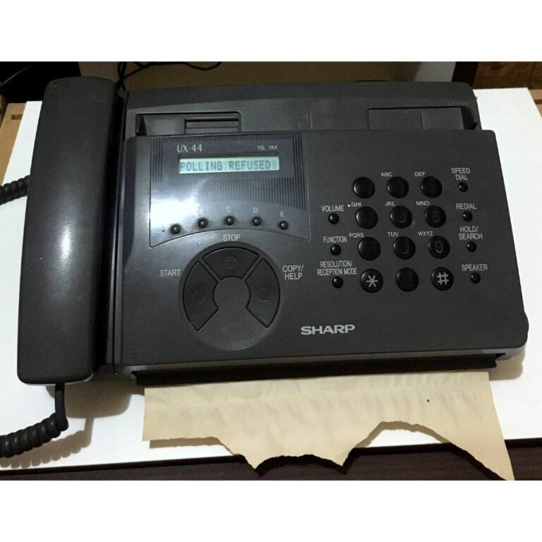 Fax Telefone Telefax Sharp Ux 44 Funcionando Perfe