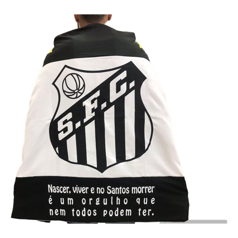 Bandeira Santos Futebol 1,50x 1,00cm – Pront