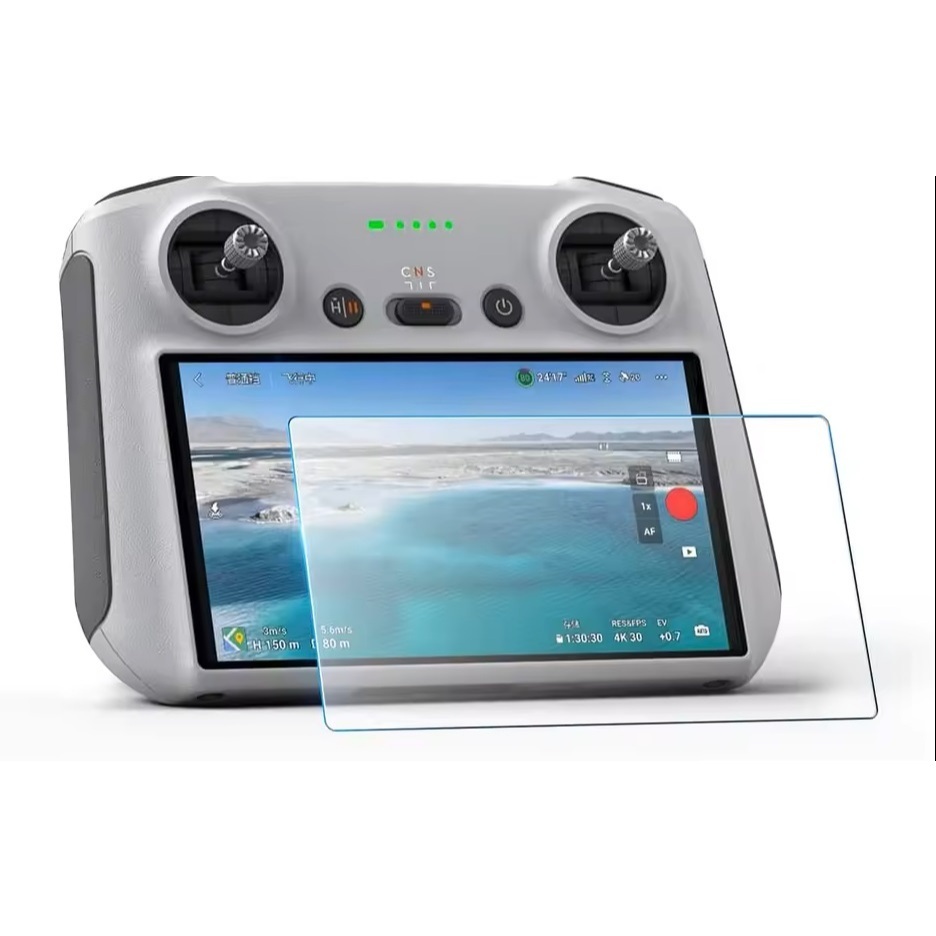 Kit 2 Películas de Vidro para Tela Controle DJI RC / RC 2 do Drone Mini 3, 4 e 5 Pro