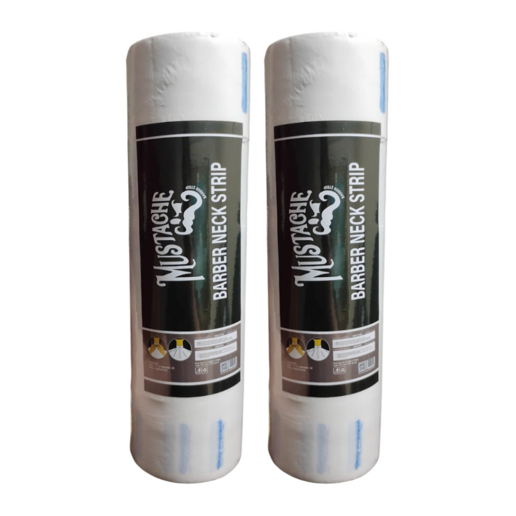 kit 2x  Pacotes  COM 5 ROLOS DE GOLA HIGIÊNICA DESCARTÁVEL  Mustache Mais higiene, proteção
