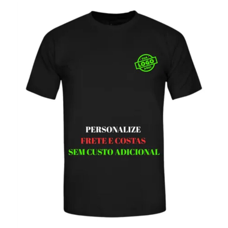 camisetas personalizadas com logo, Camisa personal