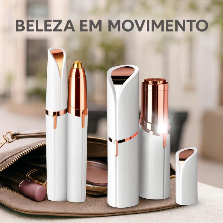 Caneta Depiladora Sobrancelha + Depilador de Rosto