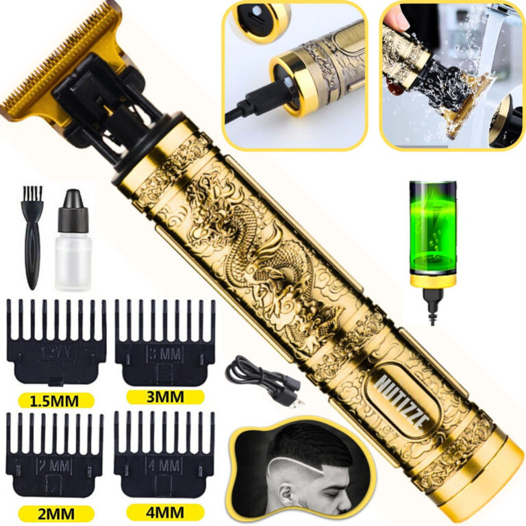 Máquina De Cortar Aparar Cabelo Barba Masculina