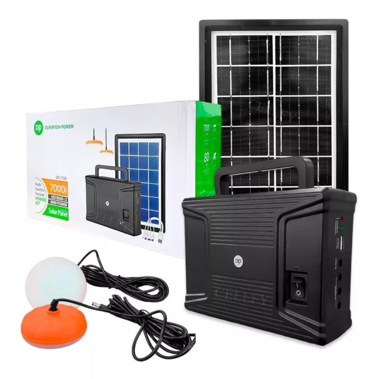 Kit Painel Solar Bateria Portatil Multi Funcional 