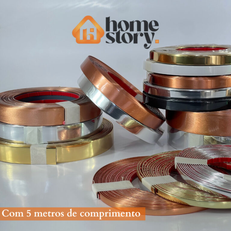 Fita metalizada para decoracao de Pvc 6mm/11mm/15m