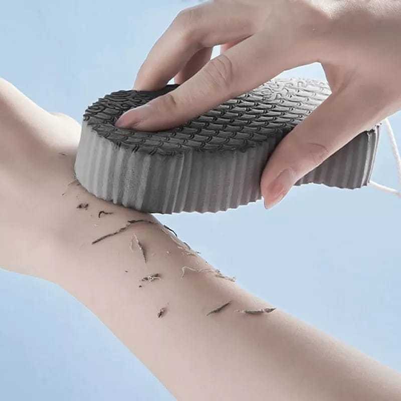 Esponja de banho esfoliante corporal removedor de pele morta e sujeira indolor