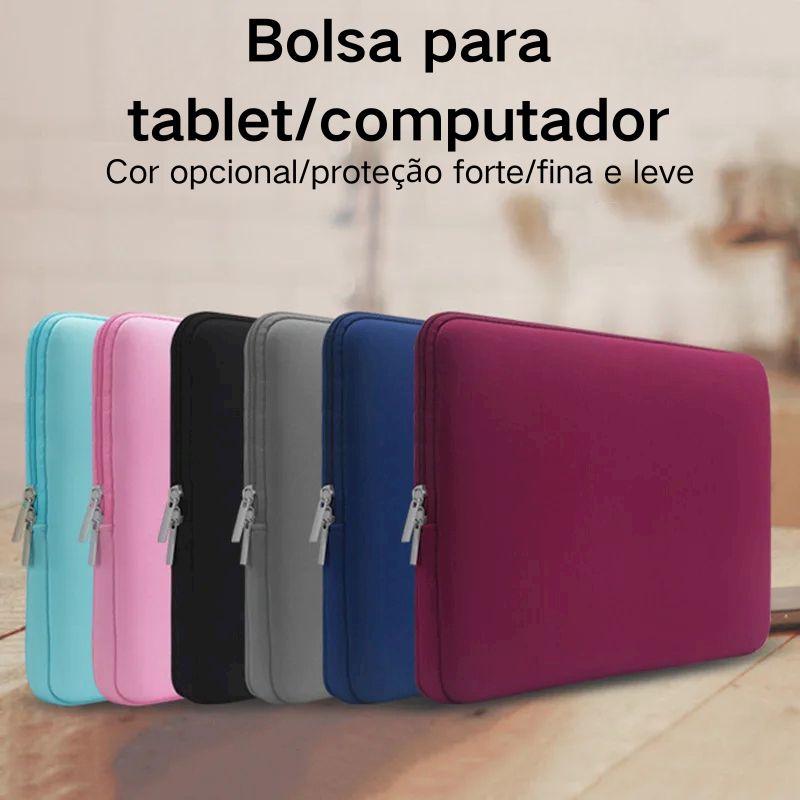 Capa Case Pasta Maleta Notebook Neoprene 15,6 Macbook Pro Air