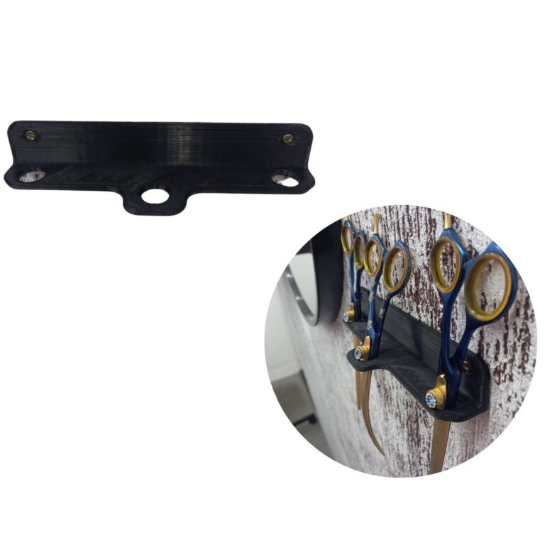 Suporte Triplo Para Tesouras De Banho E Tosa E Bar