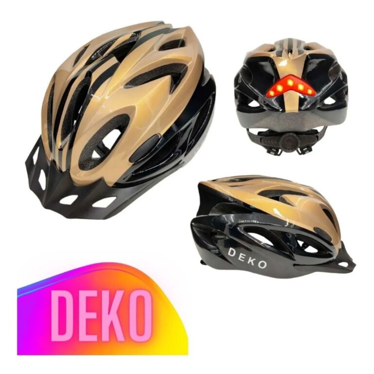 Capacete Com Sinalizador Led Ciclismo Bike