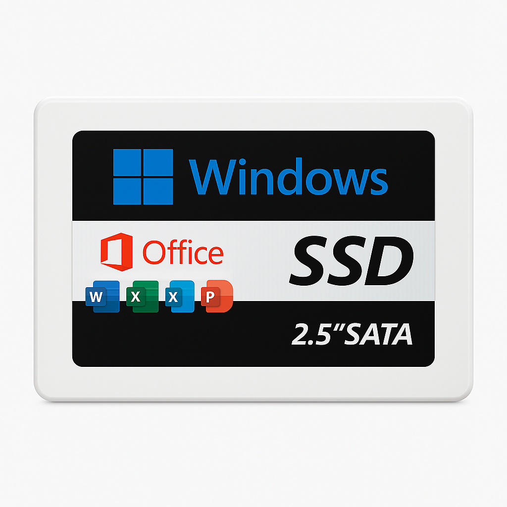 SSD 512GB Com Windows + Office Instalado