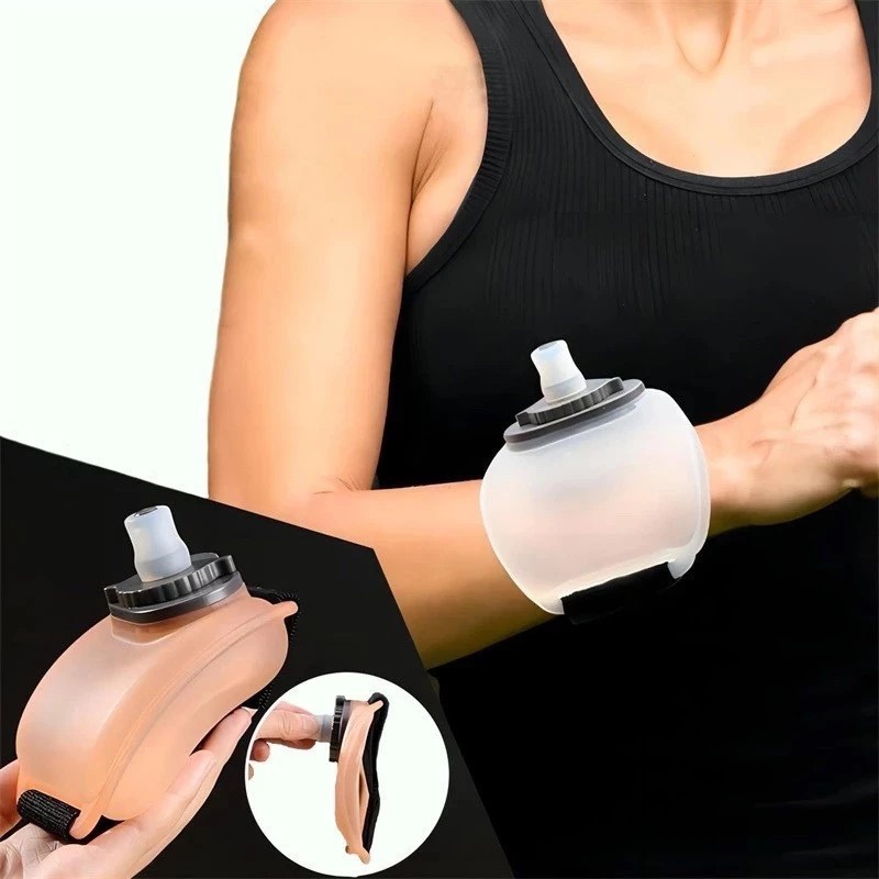 Pulseira Elástica Portátil De Pulso De Ciclismo Com De 200ML Garrafa De Água Esportiva/Acessórios De