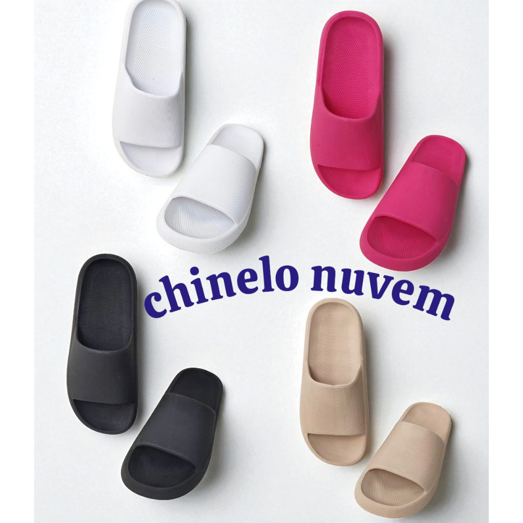 Chinelo Nuvem Masculino Feminino Unissex Ergonômico Slide Flexível Conforto