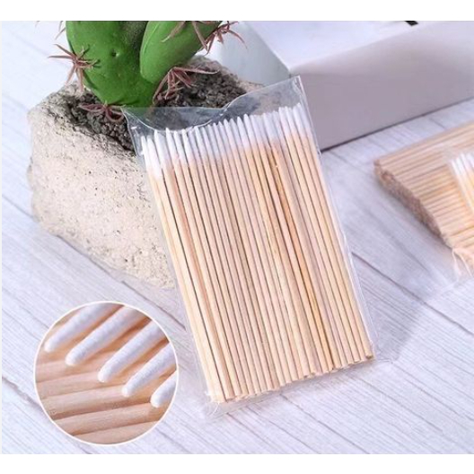 1200 Palitos Com Algodão De Limpeza Alinhamento H