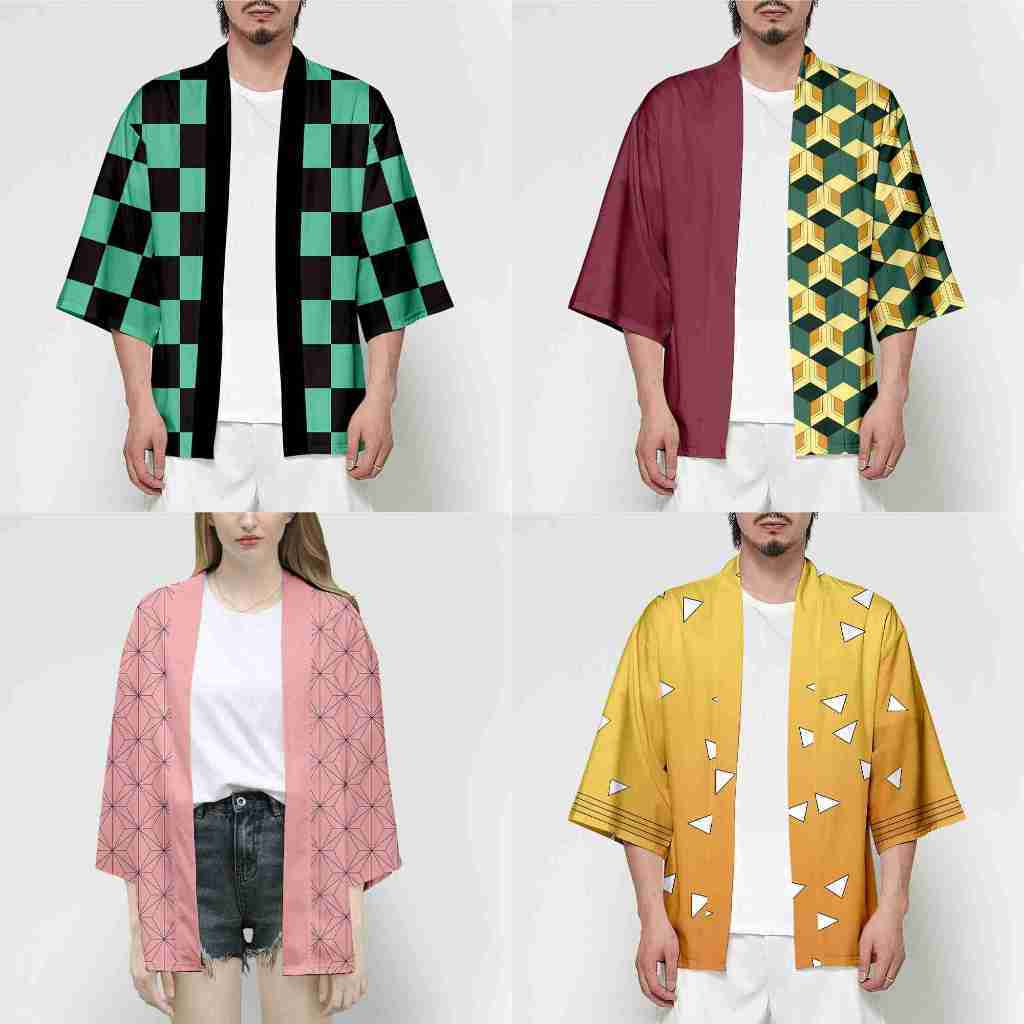 Demon Slayer Mantos kimonos capas Kimetsu No Yaba