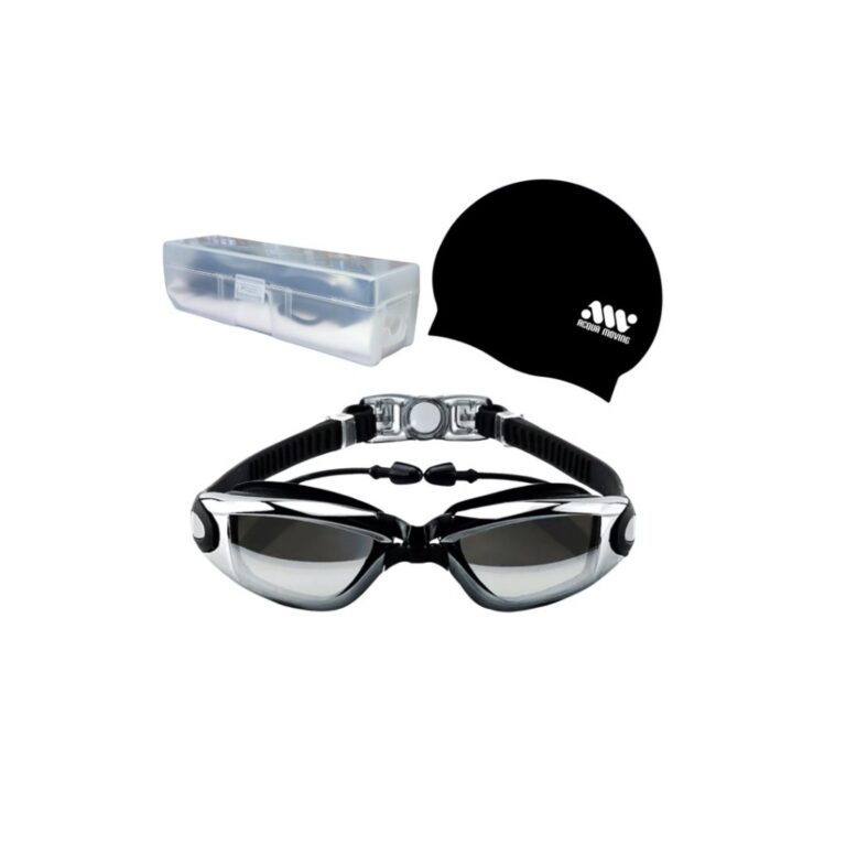Óculos Mergulho Natação Espelhado Anti Embaçam