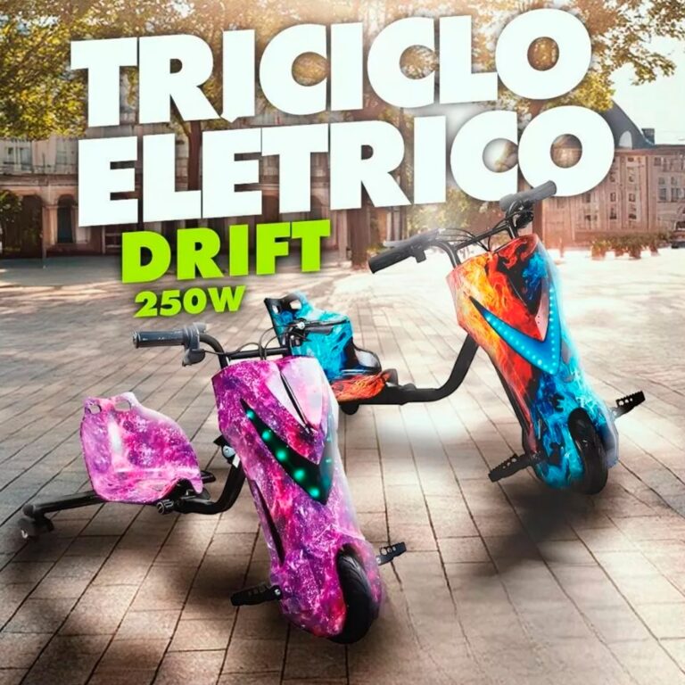 Triciclo Elétrico Infantil 6,5 Polegadas Bluetoot