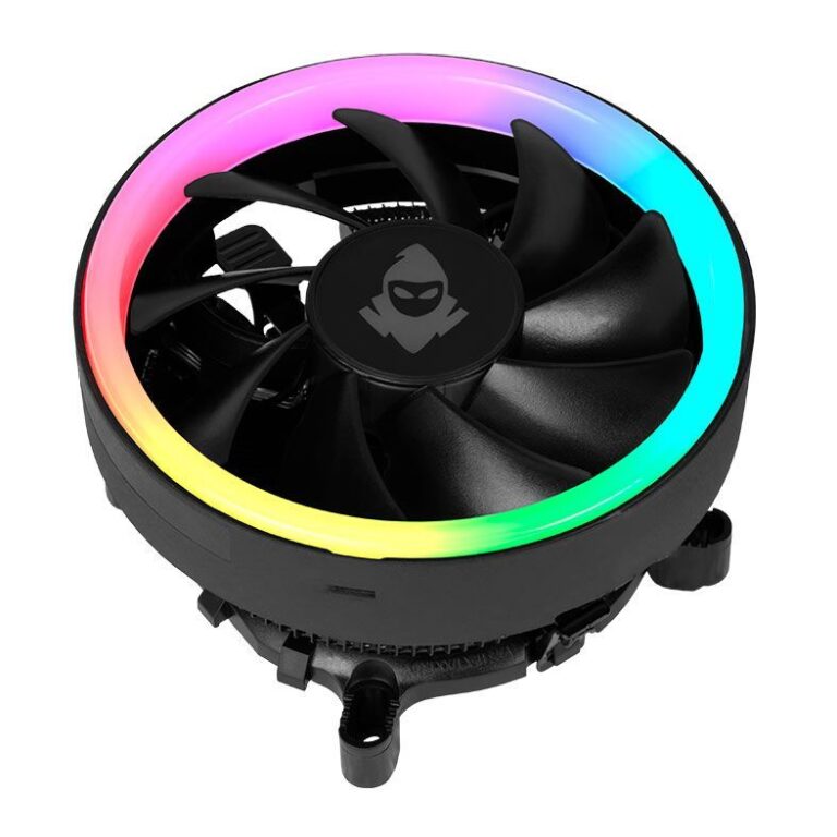 Cooler Para Processador Mancer Vortex Rainbow RGB,