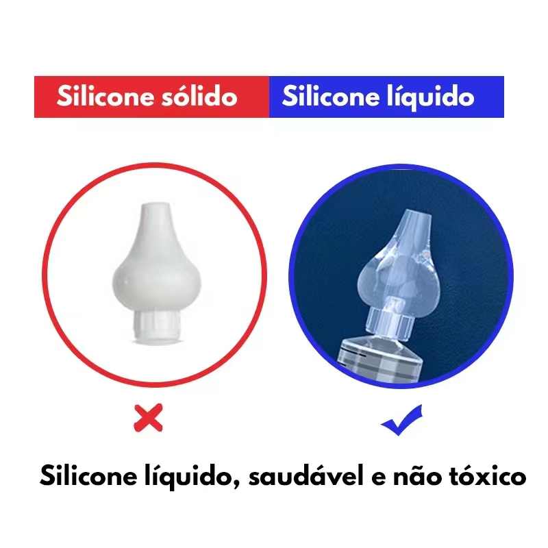 10pcsCabeça De Silicone De Alta Permeabilidade Aspirador Nasal
