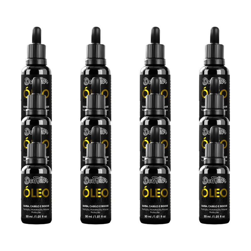 KIT 12x ÓLEO  PARA BARBA DON VITOR 30ml 12un