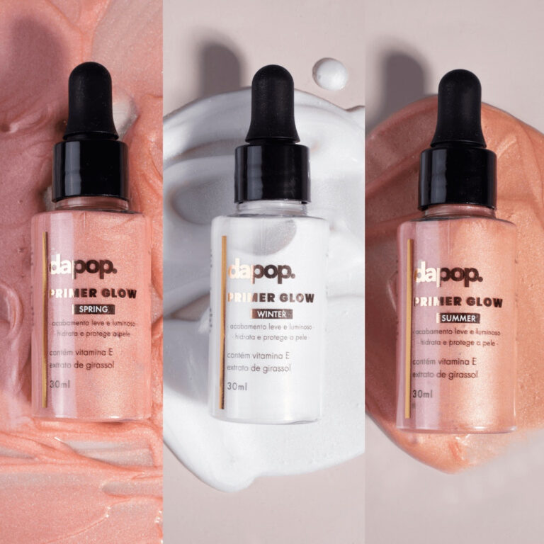 Primer Facial Com Efeito Glow 30ML Vitamina E Maqu