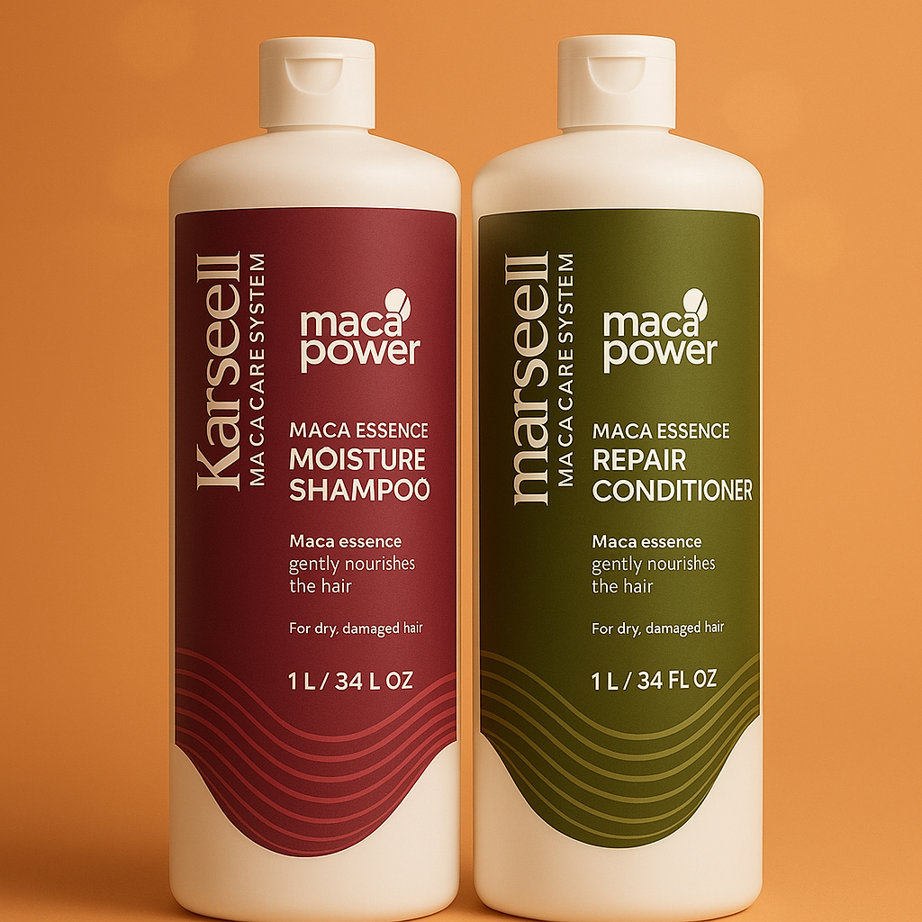 Shampoo Hidratante 1 L, Condicionador 1 L Karseell – Hidratação Profunda Para Cabelos