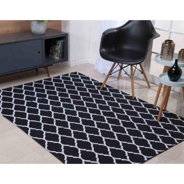 Tapete Sala Quarto Antiderrapante Jacquard 1,00 X 