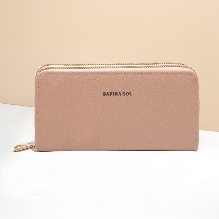 Carteira feminina com 2 zíper grande -LT672