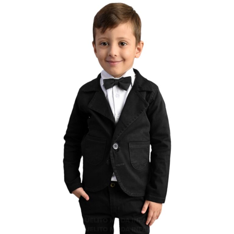 Blazer Esporte e Gravata Infantil Menino Festa Bat