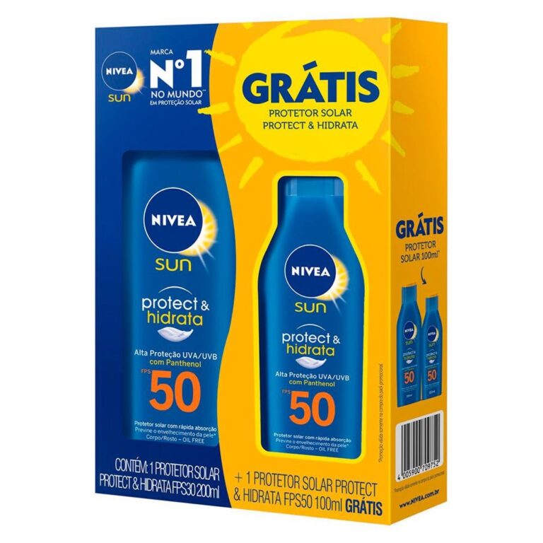 Protetor Solar Nivea Sun Protect E Hidrata FPS 50 