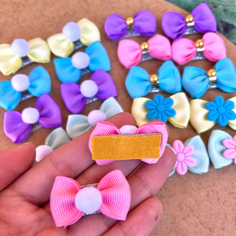 Laço de Colar Pet Adesivo Gorgorão Sortido Lacin