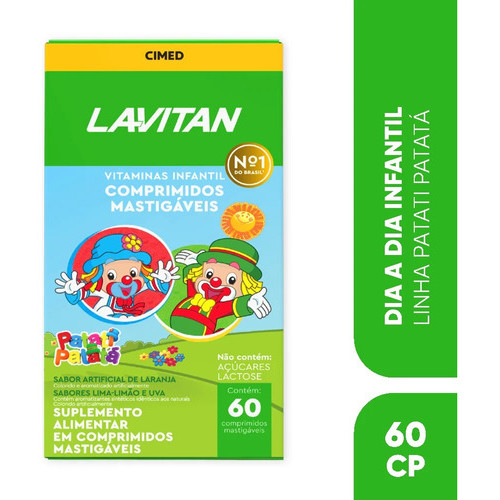 Vitamina Infantil  Lavitan Kids Imunidade Mix de S