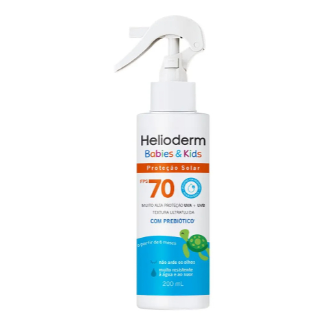 PROTETOR SOLAR HELIODERM BABIES E KIDS FPS 70 COM 