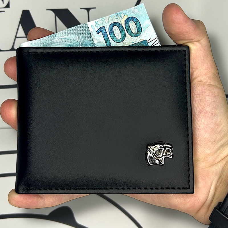 Carteira Masculina Couro PREMIUM THE MAN – (ACOMPANHA CAIXINHA).