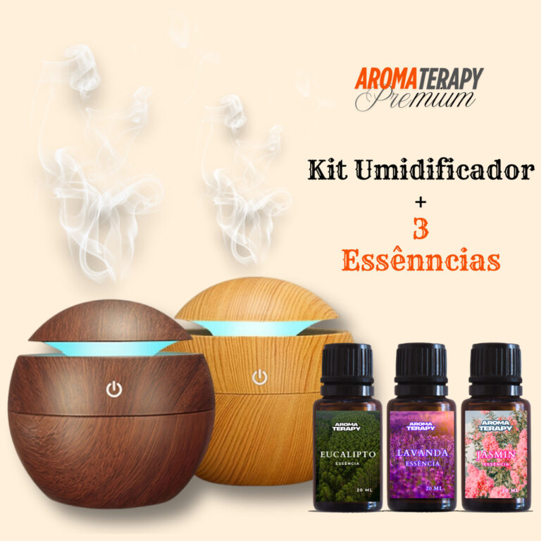 Umidificador De Ar + 3 Essências Hidrossolúvel |